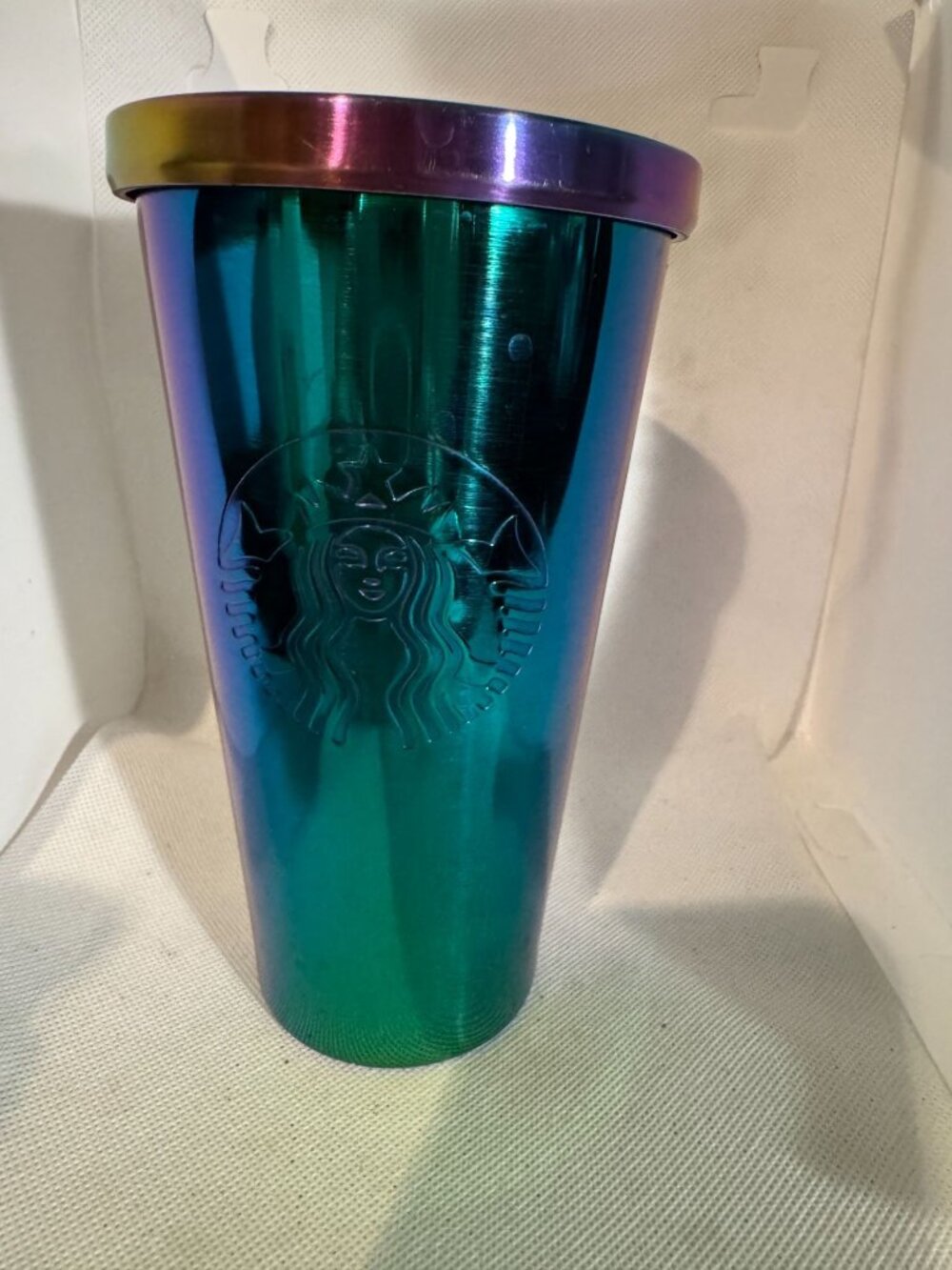 Starbucks Iridescent Gradient Stainless Steel Tumbler With Lid - 16 Oz
